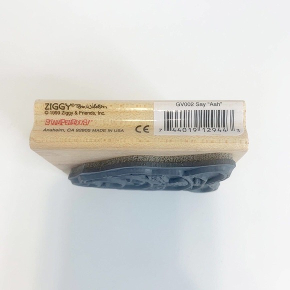 Stampendous Ziggy Rubber Stamp Say Aah Doctor in Scrubs GV002 - Picture 3 of 6